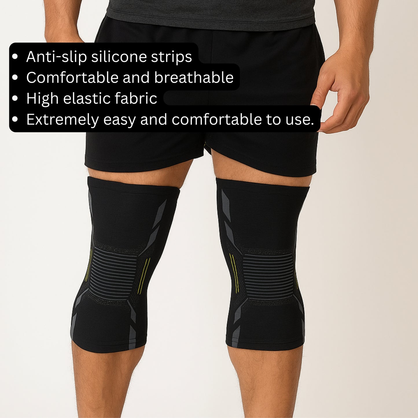Dr. Pain Orthopedic Knee Caps for Men & Women – Ultimate Knee Support for Pain Relief & Workout Protection