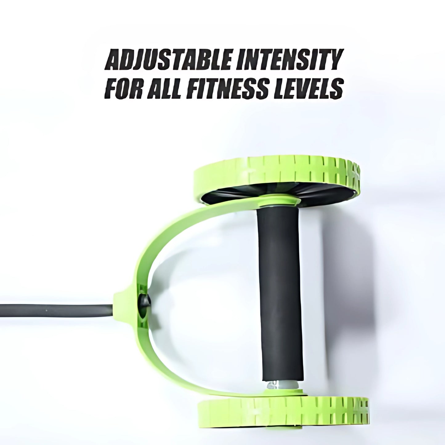 Dr.Pain 5 Minutes Roller Wheel Home Workout – Full Body Gym at Home | Compact Ab Roller for Quick Daily Fitness Routine